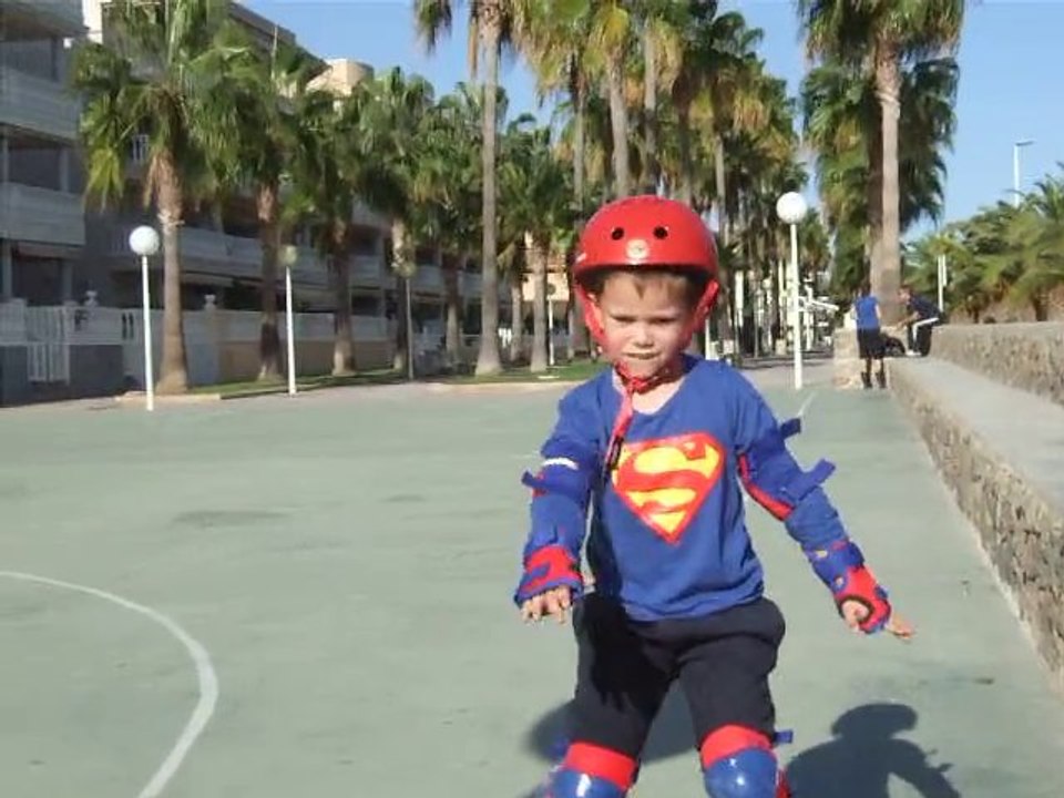 Roller sous les palmiers