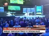 Dünya ülkelerinden gelen çocuklar 10. Türkçe Olimpiyatları'nda biraraya geldi.
