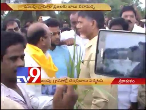 Chandrababu tours flood affected areas