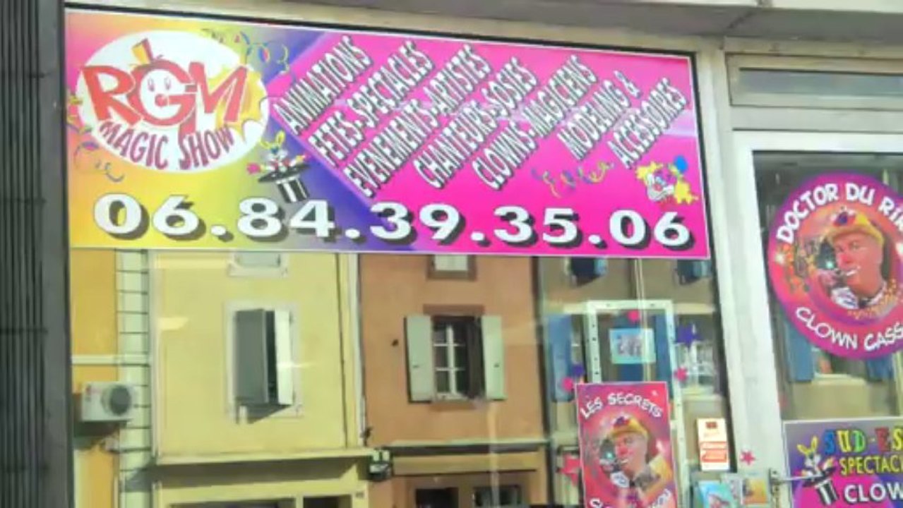 clip vidéo animation RGM magic show