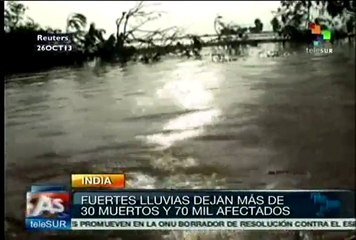 Dejan muerte y desolación lluvias torrenciales en India
