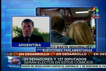 Argentina desarrolla sus elecciones legislativas