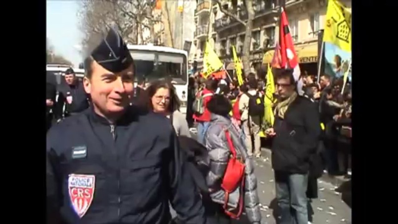 Paris (France) 04:04:2006 Rush manif CPE