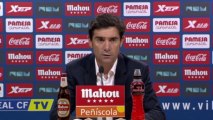 Marcelino: ''Sellamos muy bien un partido muy importante para el club''