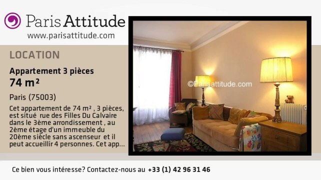 Appartement 2 Chambres à louer - Temple, Paris - Ref. 5892