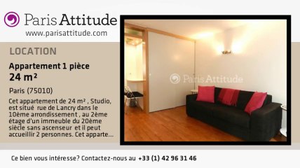 Appartement Studio à louer - République, Paris - Ref. 8346