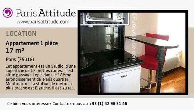Appartement Studio à louer - Montmartre, Paris - Ref. 2422