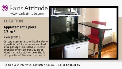 Appartement Studio à louer - Montmartre, Paris - Ref. 2422