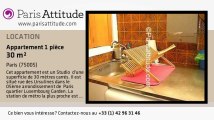 Appartement Studio à louer - Port Royal, Paris - Ref. 1812
