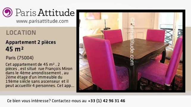 Appartement 1 Chambre à louer - St Paul, Paris - Ref. 4879