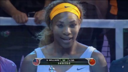 Na Li piegata, Serena regina dei Masters