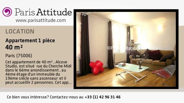 Appartement Alcove Studio à louer - Jardin du Luxembourg, Paris - Ref. 6860