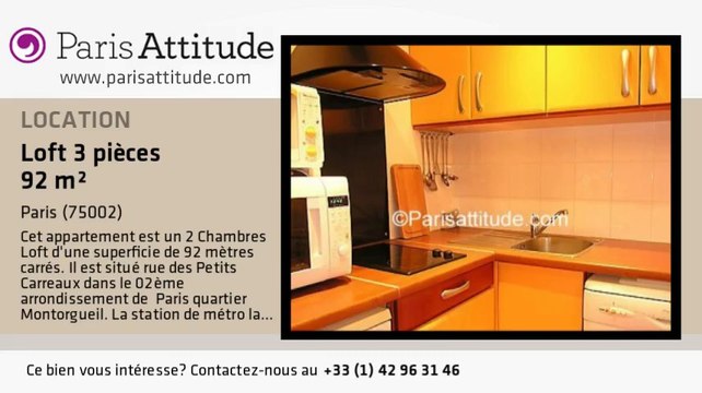 Loft 2 Chambres à louer - Montorgueil, Paris - Ref. 1141
