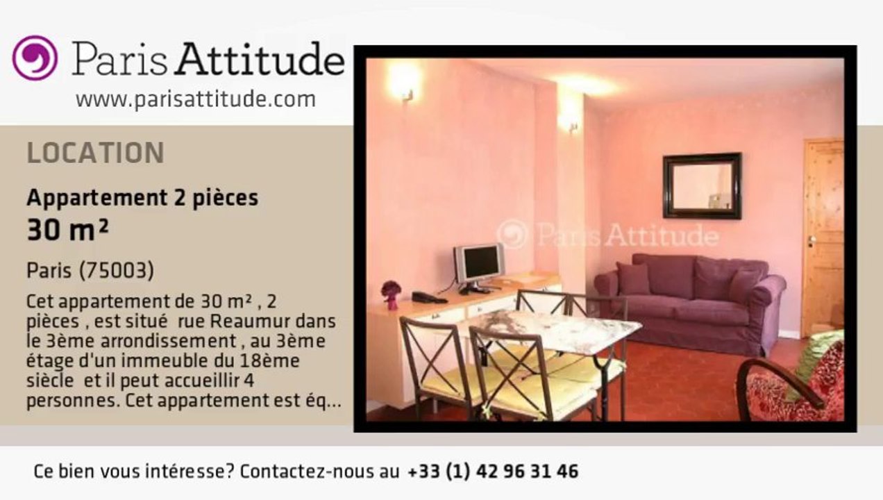 Appartement 1 Chambre à louer - Arts et Métier, Paris - Ref. 8276