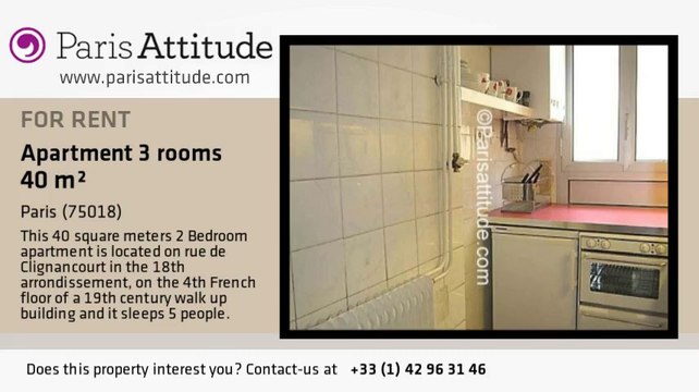 2 Bedroom Apartment for rent - Jules Joffrin - Mairie du 18ème, Paris - Ref. 2234