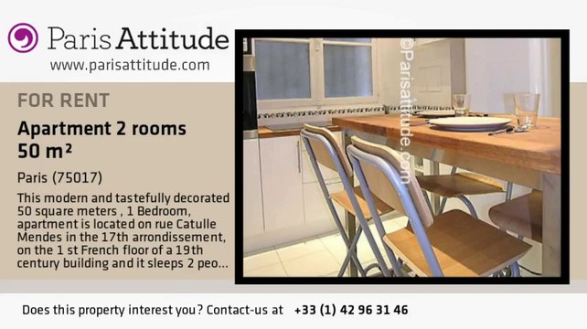 1 Bedroom Apartment for rent - Porte de Champerret, Paris - Ref. 6609