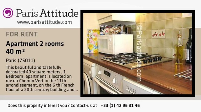 1 Bedroom Apartment for rent - Bastille, Paris - Ref. 1785