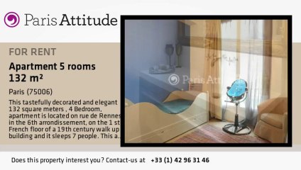 4 Bedroom Apartment for rent - Jardin du Luxembourg, Paris - Ref. 8661