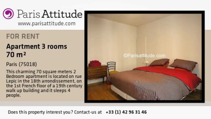 2 Bedroom Apartment for rent - Montmartre, Paris - Ref. 3179