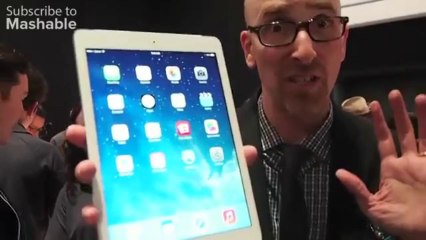 iPad Air Presentation First Look to the iPad Air at the Apple Event