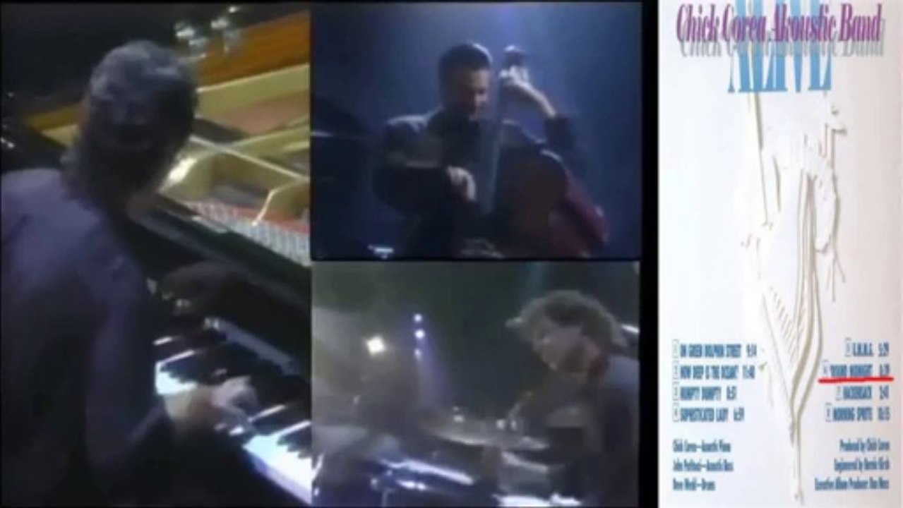 Chick Corea Akoustic Band Alive 1991 'Round Midnight