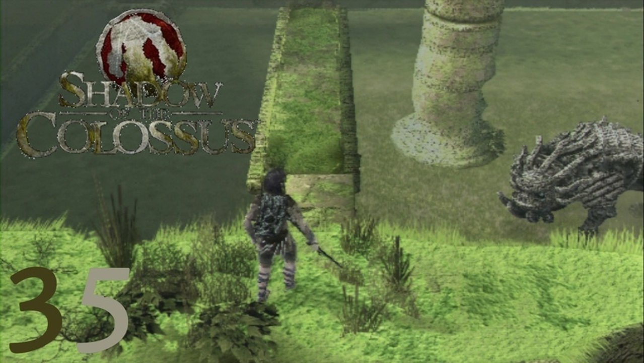 Let's play shadow of the colossus - #35 - duell zwischen säulen