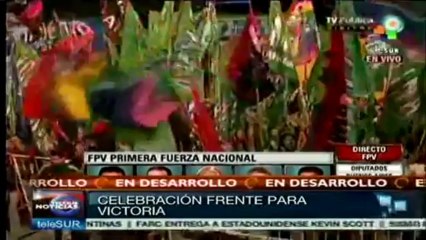 Celebran partidarios de FPV triunfo en legislativas