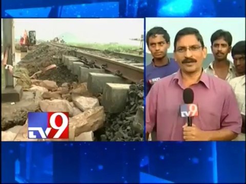 Rail services from Visakha suspended due to rain