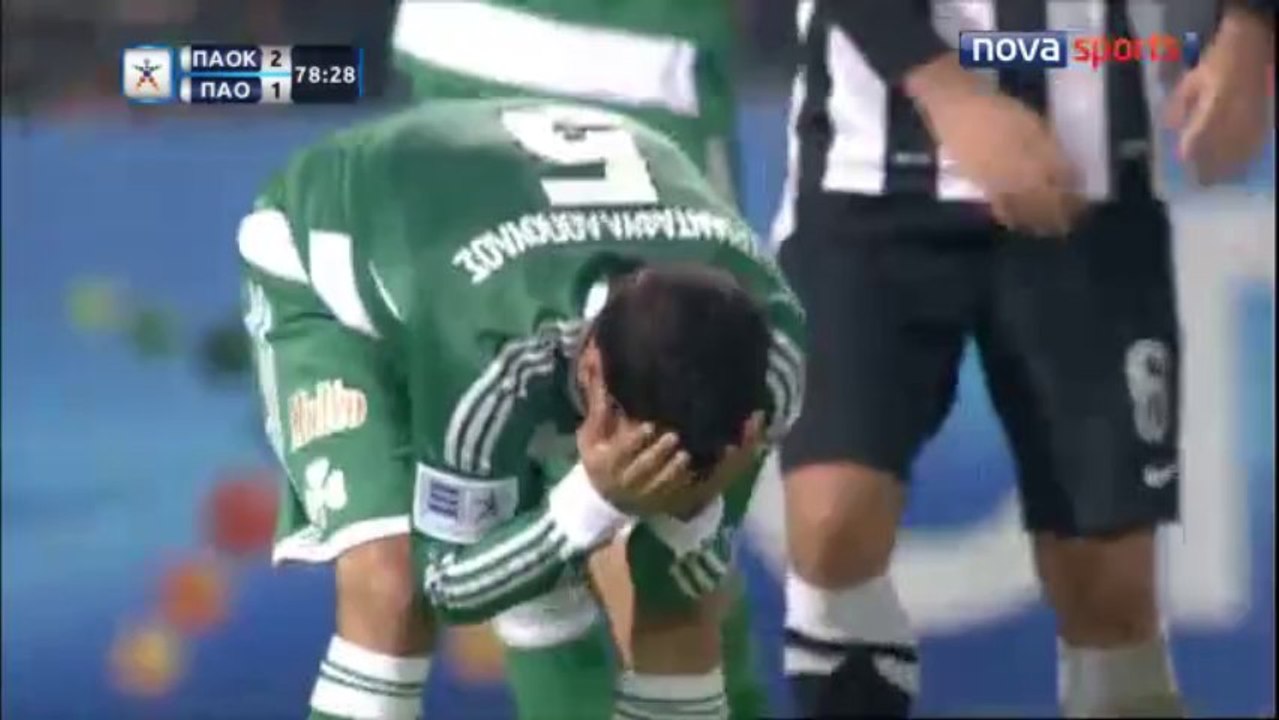 ΠΑΟΚ - ΠΑΟ 2-1 (PAOK - PAO, 7η Αγ 2013) HL