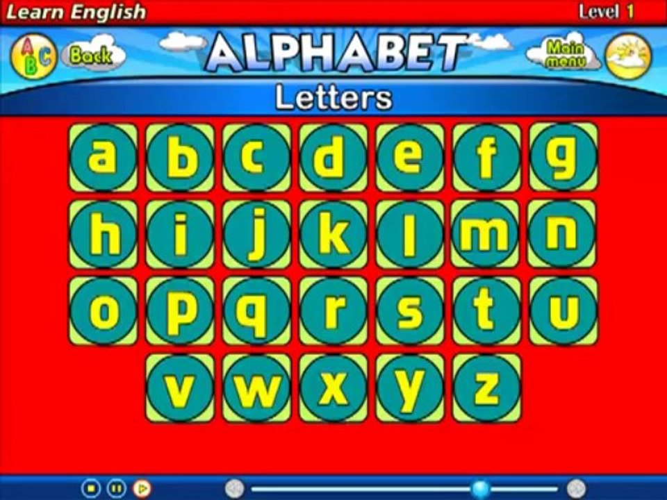 تعليم اللغة الانجليزية للمبتدئين - الحروف الانجليزية