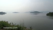 Fog in Kaeng Krachan National Park, Reservoir lake