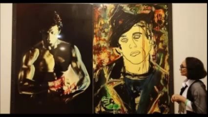 Sylvester Stallones Art Works Shown In Russian Museum