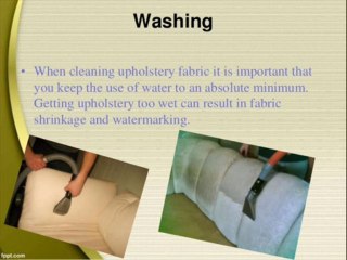 Furniture Cleaning Tips