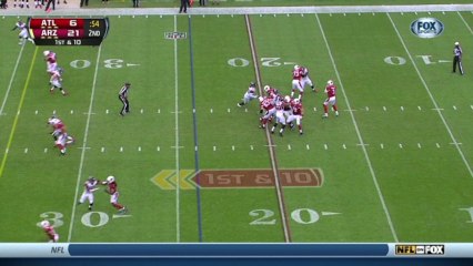 Falcons defense, sack, 9-yd loss