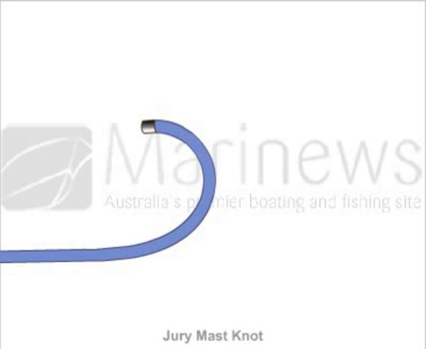 How to tie  Jury Mast Knot
