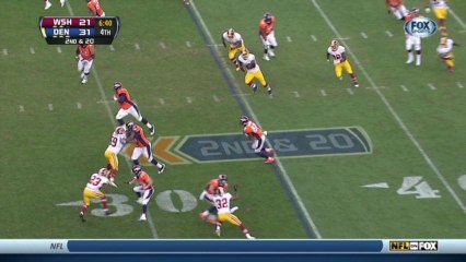 QB Manning to WR Thomas, 35-yd, pass, TD