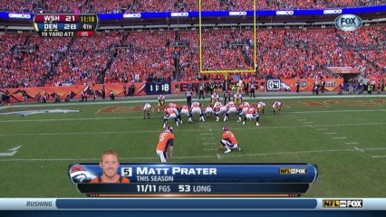 Prater, 19-yd FG