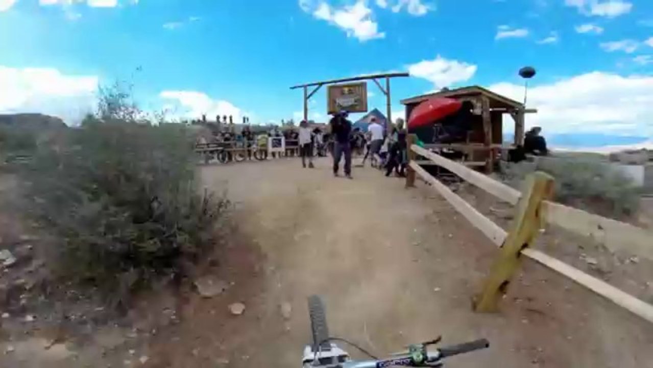 Riding a bike over 72ft canyon