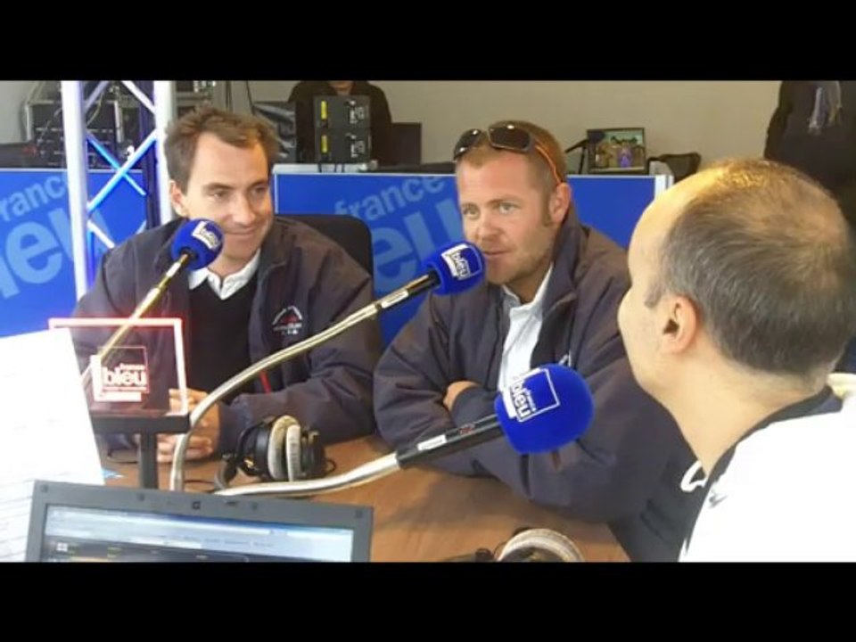 Damien Rousseau et Mathieu Alluin sur la Transat Jacques Vabre 2013