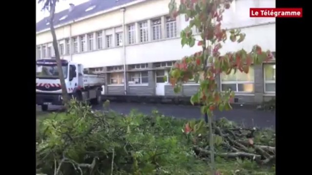 Morlaix. Les dégâts de la tempête Christian