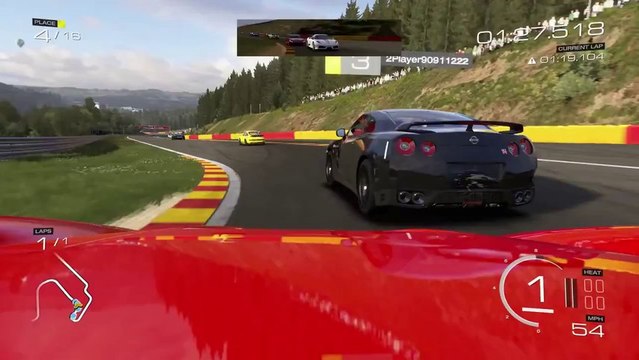 Forza Motorsport 5 - Du gameplay sur le circuit Spa Francorchamps