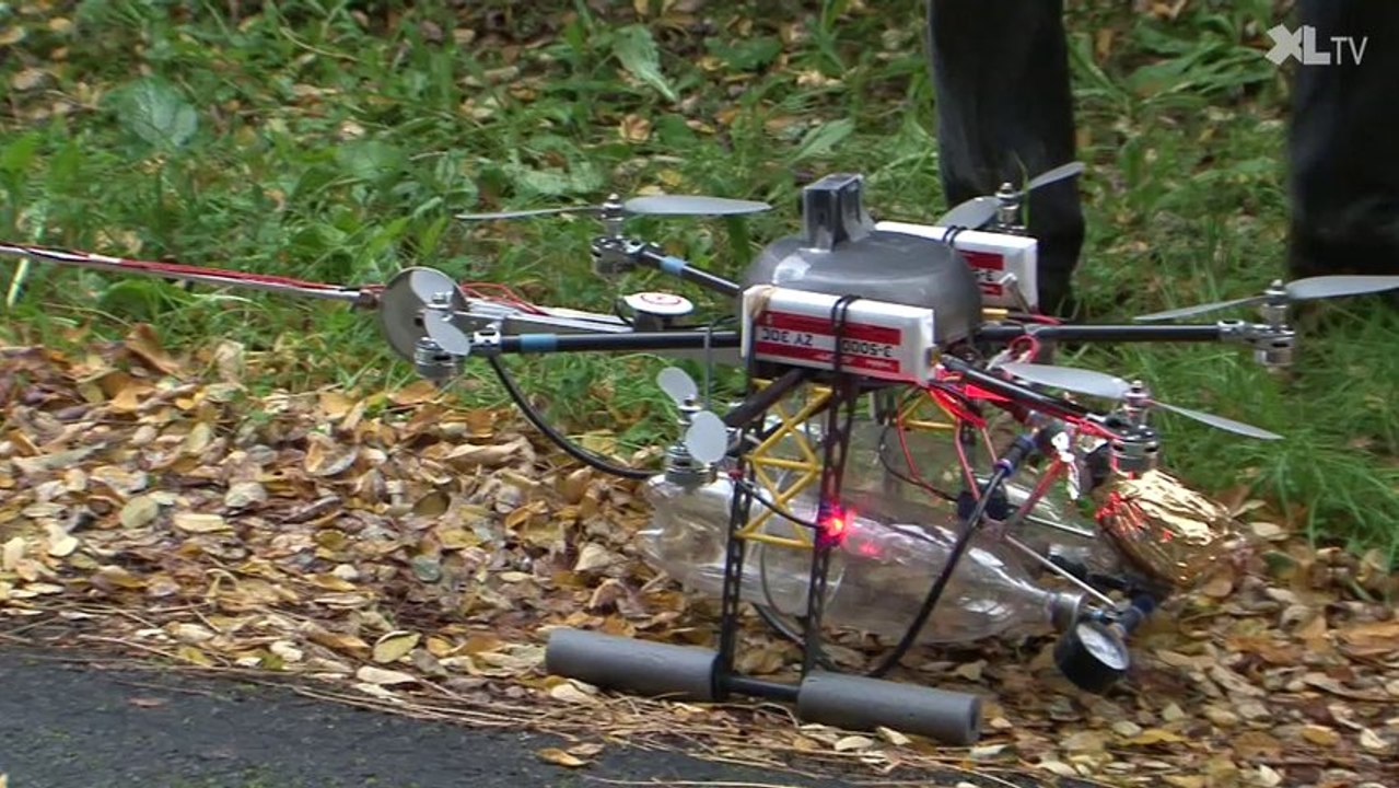 Un drone lutte contre les frelons asiatiques - Vidéo Dailymotion