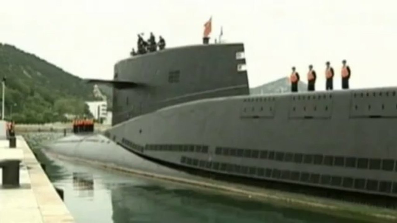China's nuclear submarines fire underwater rockets
