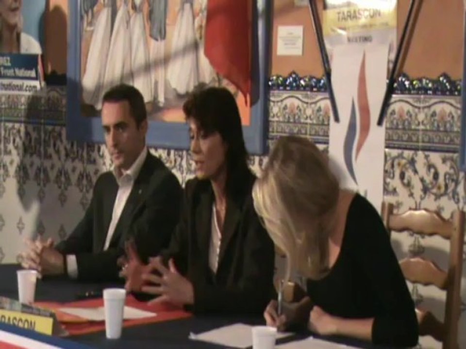 Marion Maréchal Le Pen / Stéphane Ravier / Valérie Laupies - FN (27/10/2013)