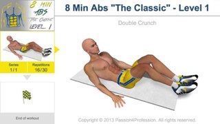8 Minutes Abs Workout - Level 1
