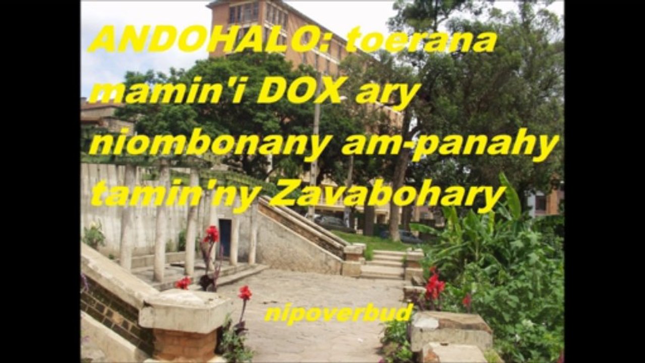 VOHITRY NY FO (DOX) oldies music Madagascar song Lyrics Kalo Fahiny