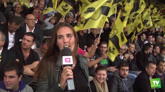 Derby USC-RCNM, défaite des Carcassonnais face à Narbonne, le samedi 26 octobre 2013 sur la pelouse de Domec à Carcassonne :