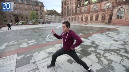 Leçon de nunchaku avec le vice-champion du monde