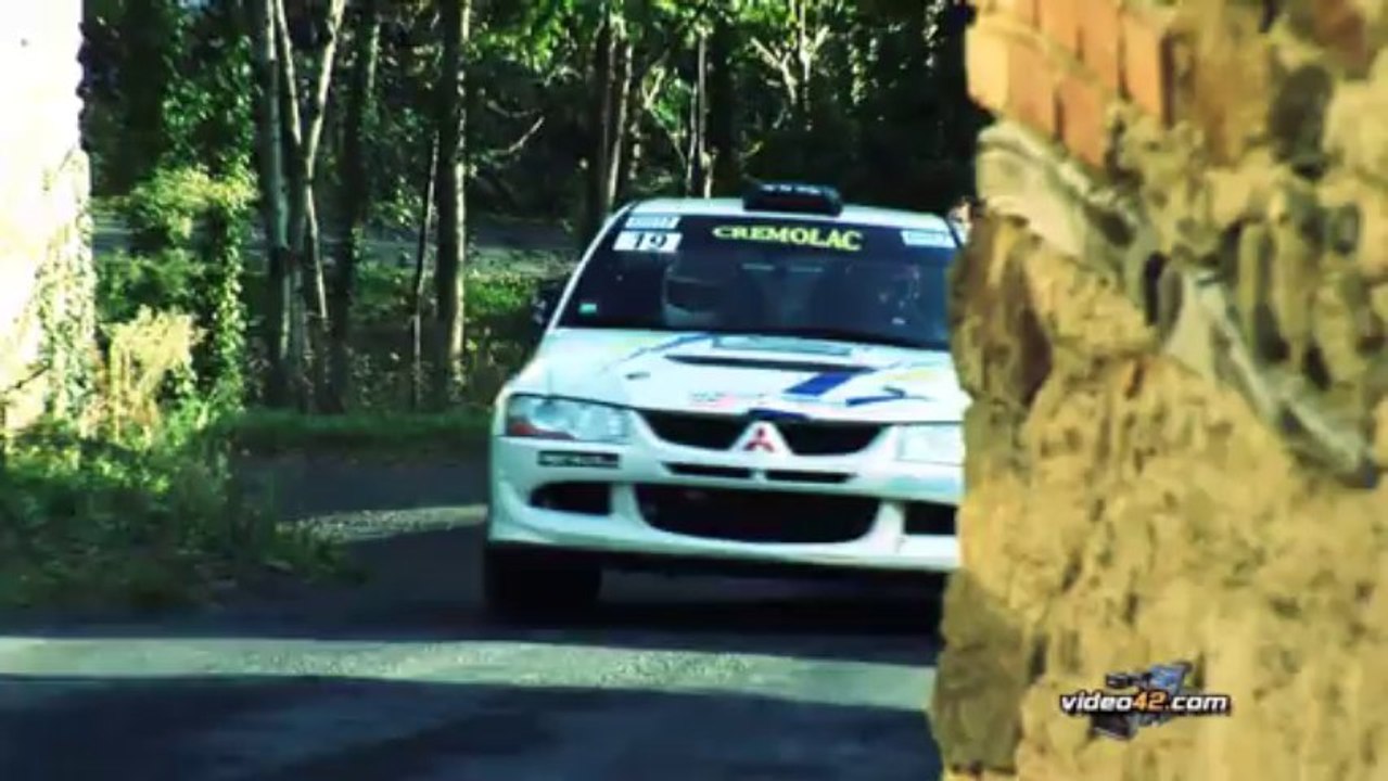 rallye des monts dome 2013 camera embarquee bourgin mitsubishi par video42