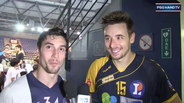 Samuel Honrubia et Xavier Barachet avant la Golden League